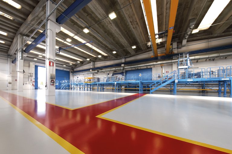 Pavimenti industriali in resina per ambienti produttivi